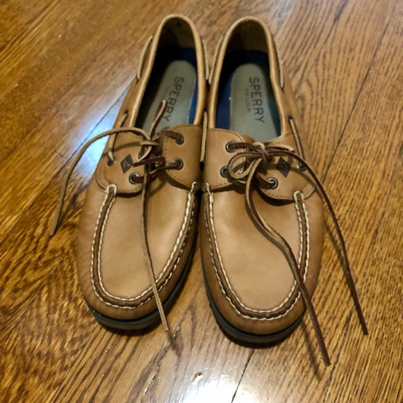 Sperry Top-Sider Tan Boat Shoes - Picture 2 of 5